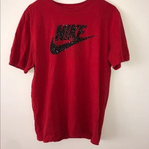 Red Nike Tee Size Large